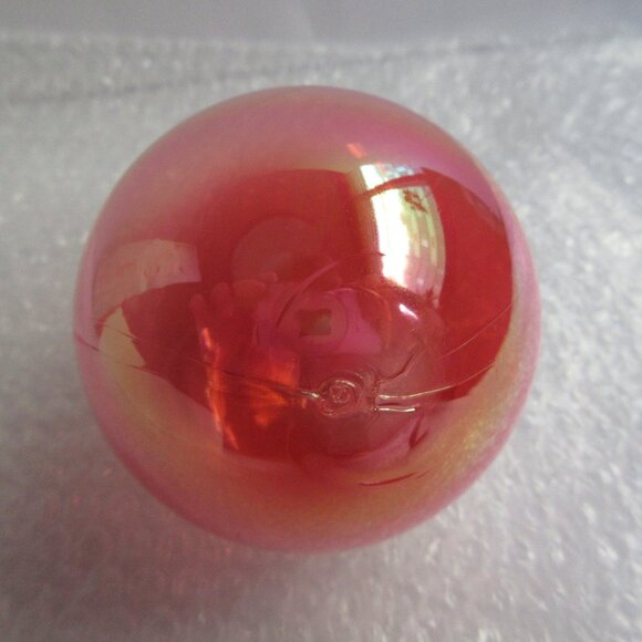 15 BARCANA Pink Iridescent Plastic Ornament Globe Light Covers CANADA Vintage 3" - Picture 9 of 9